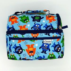 KINSHO Blue Monster LUNCH BAG - NWOT